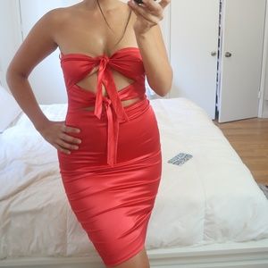 BRAND NEW MESHKI SATIN DRESS